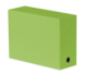 Boîte de transfert Toilée 34x25,5, dos de 90, en carte, coloris vert anis,image 1