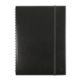Carnet de projets 15x21 Exa-PBook Volga, 160 pages, élastique de fermeture, coloris noir,image 1