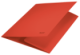 Chemise carte Recycle 3 rabats, 430 g/m², coloris rouge,image 1
