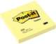 Bloc 100 notes adhésives Classique, 76x76 mm, col. jaune,image 1